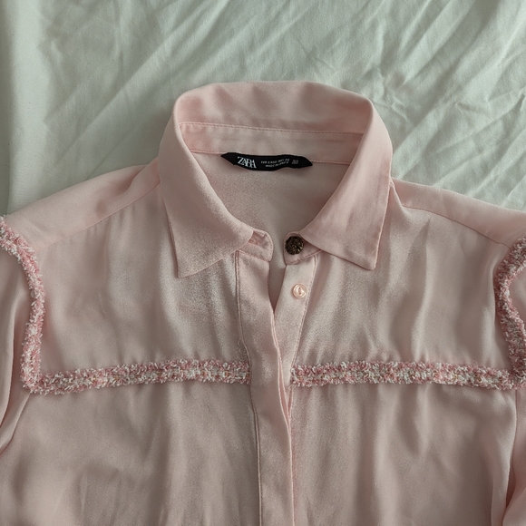 Zara Pink Blouse - Picture 3 of 5